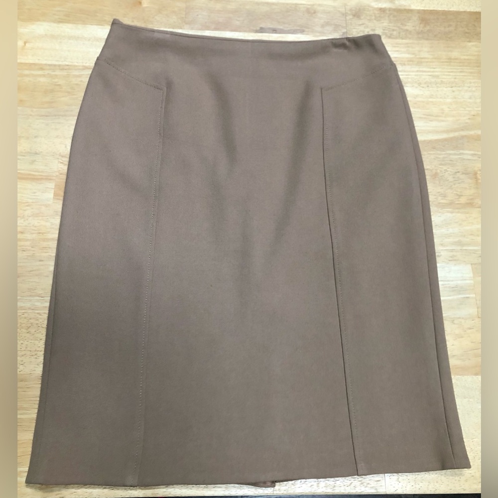 Halogen Classic Brown Pencil Skirt